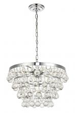  LD5016D17C - Kora Collection Pendant D17 H10.9 Lt:5 Chrome Finish