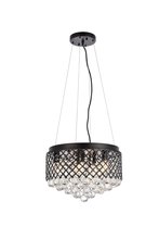  LD520D16BK - Tully 6 lights pendant in black