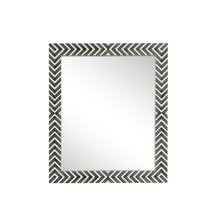 Elegant MR52732 - Rectangular Mirror 32x27 Inch in Chevron