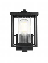  OD302W12BK - Dover 7 inch Outdoor Pendant in Black