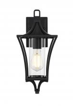  OD311W16BK - Belgrade 7 inch Outdoor Pendant in Black