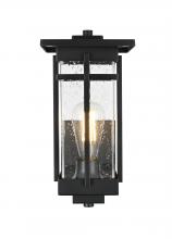  OD321W13BK - Livingston 7 inch Outdoor Pendant in Black