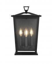  OD331W16BK - Richmond 7 inch Outdoor Pendant in Black