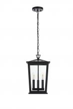  OD333H16BK - Berks 7 inch Outdoor Pendant in Black