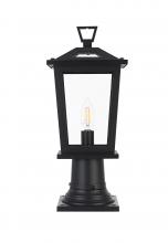  OD333P17BK - Berks 7 inch Outdoor Pendant in Black