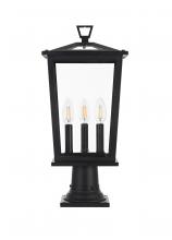  OD333P21BK - Berks 7 inch Outdoor Pendant in Black