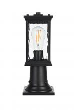  OD336P14BK - Mascher 7 inch Outdoor Pendant in Black