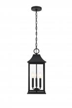  OD503H21BK - Shepard 8 x 20.5 inch Outdoor Pendant in Black