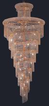  V1800SR36G/RC - Spiral 32 Light Gold Chandelier Clear Royal Cut Crystal