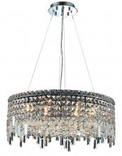  V2031D24C/RC - MaxIme 12 Light Chrome Chandelier Clear Royal Cut Crystal