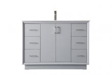  VF19648GR - 48 Inch Single Bathroom Vanity in Grey