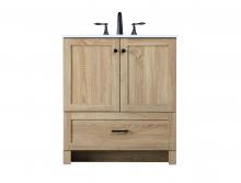  VF2830MW - 30 Inch Single Bathroom Vanity In Mango Wood