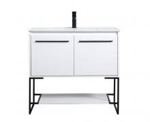  VF42036WH - 36 Inch Single Bathroom Vanity in White