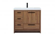  VF46036WB - 36 Inch Single Bathroom Vanity in Walnut Brown