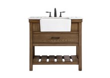  VF60136DW - 36 Inch Single Bathroom Vanity in Driftwood