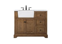  VF60242DW - 42 Inch Single Bathroom Vanity in Driftwood