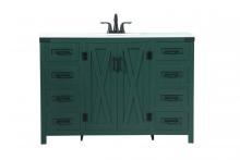  VF90248MGN - 48 Inch Single Bathroom Vanity in Green