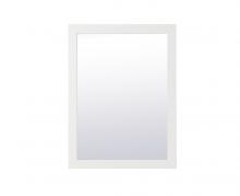  VM22432WH - Aqua Rectangle Vanity Mirror 24 Inch in White