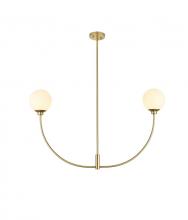  LD816D42BR - Nyomi 42 Inch Chandelier in Brass