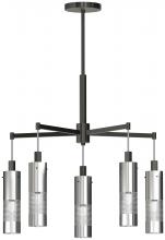  P1595-691 - Grid 3 - 5 Light Chandelier