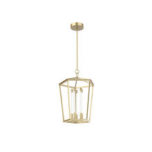  PD317122NB - Delphine Natural Brass LED Pendant