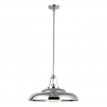  PD344020PNGO - Palmetto 20-in Polished Nickel/Glossy Opal 1 Light Pendant