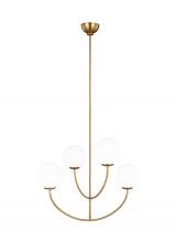  AEC1054BBS - Galassia Four Light Chandelier