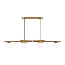  EC1264BBS - Lune Medium Linear Chandelier