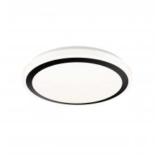  CFG13-CC-BK - Round Glass Flush Mount