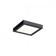  CFLEDSQ06-CC-BK - 6 Inch Square Indoor/Outdoor LED Flush Mount