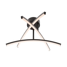 Dals W3FM-CC-BK - 3 Curved Branch Flush Mount