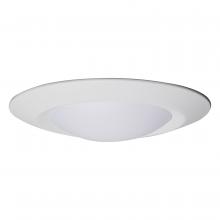  62/1763 - 9 Inch; LED Flush Mount Fixture; Disk Light; Round; 17 Watt; 3000K; White Finish; 12pk