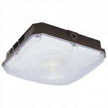  65/982 - 8.5 Inch LED Field Selectable Canopy Fixture With Sensor; 25/30/40 Watts; 3K/4K/5K CCT; 120-277