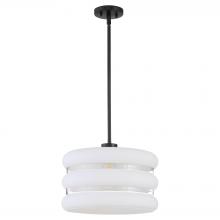  806-59 - Gillis 16 inches Pendant, Matte Black