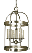  1104 AB - 4-Light Antique Brass Compass Dining Chandelier