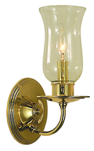  2541 MB - 1-Light Mahogany Bronze Jamestown Sconce