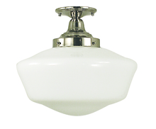  2558 BN - 1-Light Brushed Nickel Taylor Flush / Semi-Flush Mount