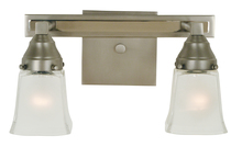  4772 SP/PN - 2-Light Satin Pewter/Polished Nickel Mercer Sconce