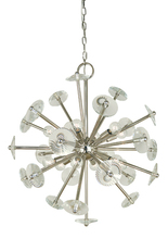  4815 SP - 12-Light Satin Pewter Apogee  Chandelier