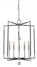  5042 PN/MBLACK - 5-Light Felicity Dining Chandelier