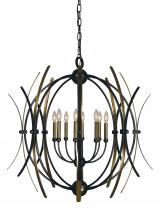  5058 MB/AB - 8-Light Monique Dining Chandelier