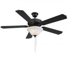  M2018MBKRV - 52" 2-Light Ceiling Fan in Matte Black