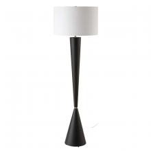 Uttermost 30351 - Layla Black Tapered Floor Lamp