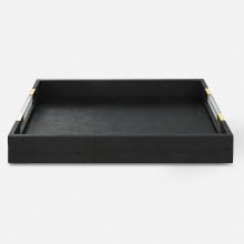 Uttermost 18059 - Uttermost Wessex Black Shagreen Tray