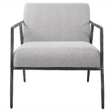  23660 - Uttermost Brisbane Light Gray Accent Chair