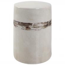  25287 - Uttermost Comanche White Ceramic Garden Stool