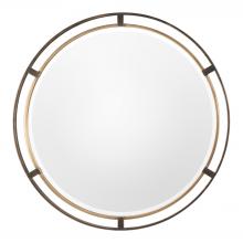  09332 - Carrizo Bronze Round Mirror