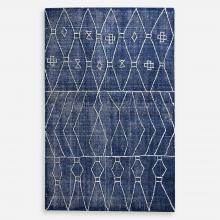  71147-5 - Uttermost Fressia Blue 5x8 Rug