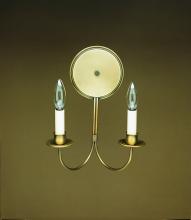  144-VG-LT2 - Wall Sconce 2 J-Arms Verdi Gris 2 Candelabra Socket