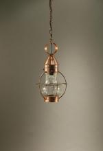  2722-DAB-MED-CLR - Caged Pear Hanging Dark Antique Brass Medium Base Socket Clear Glass